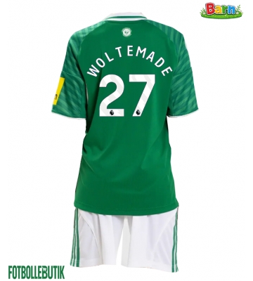 Newcastle United Nick Woltemade #27 Bortaställ Barn 2025-26 Kortärmad (+ Korta byxor)